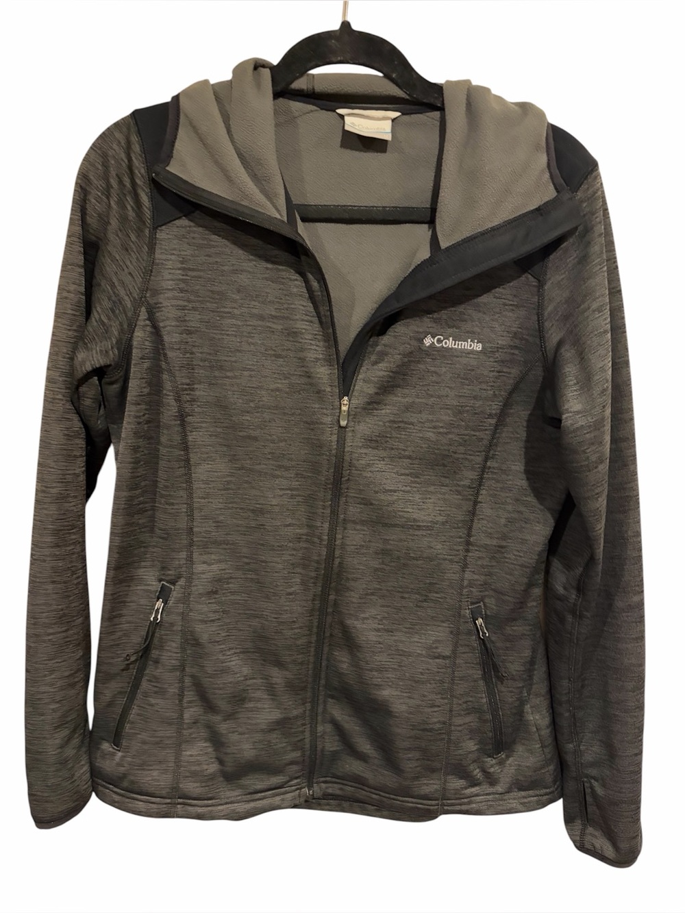 Columbia Women's Dark Gray Full-Zip Hoodie/Jacket